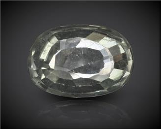 White Zircon Natural Certified 3.07 carats (DIN 90198 )